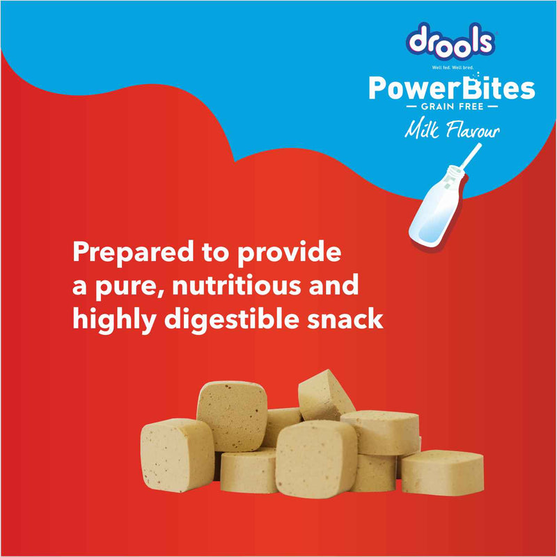 Drools Power Bites Milk Flavour Dog Treats 135 g