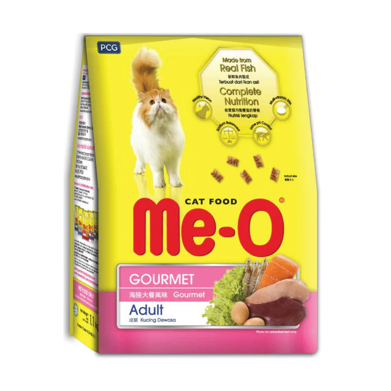 Me-O Adult Dry Cat Food Gourmet