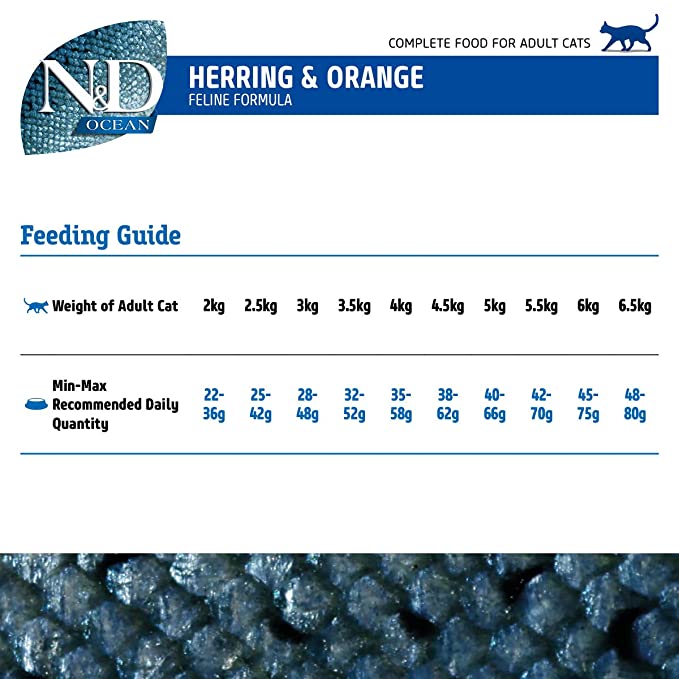 Farmina Dry Food N&D Ocean Cat Herring & Orange