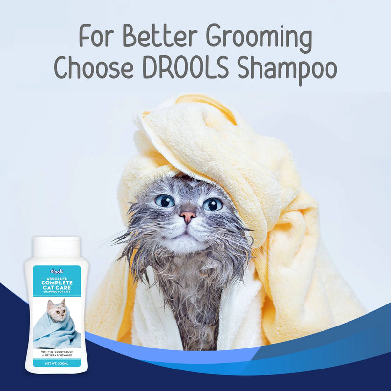 Drools Complete Care Shampoo for Cats, 200 ml