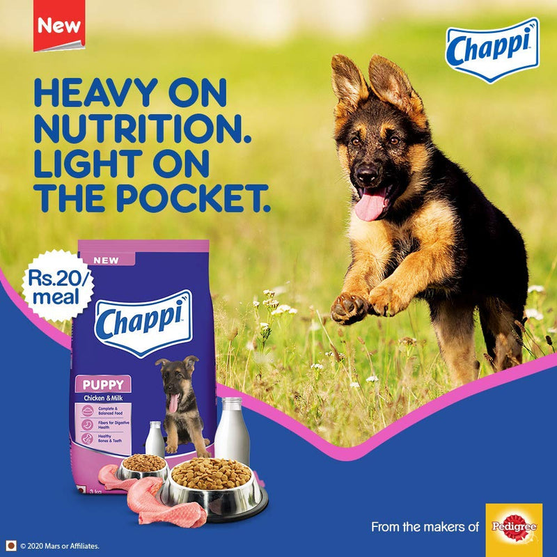 Chappi Chicken & Milk Dry Puppy Food