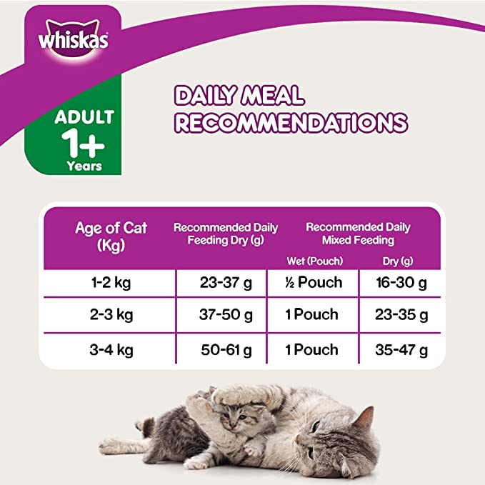 WHISKAS Adult Dry Food, Tuna