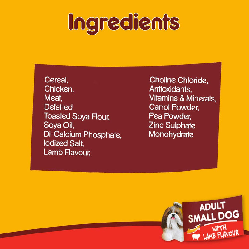 Pedigree Adult Small Dog Lamb Flavour