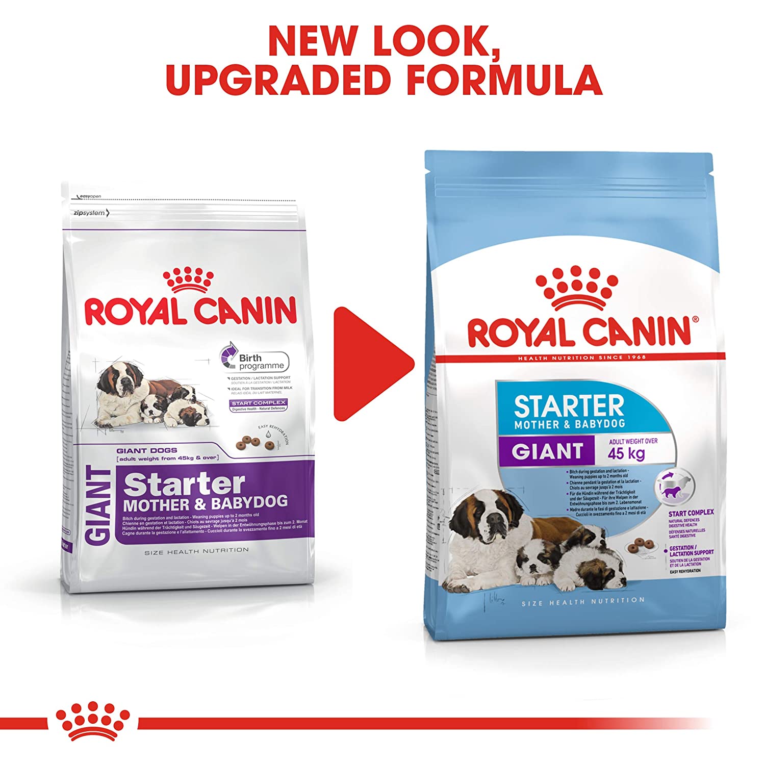 Formula designed for giant puppy growth