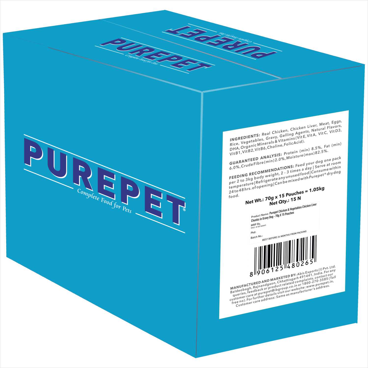 Purepet Gravy Chunks Wet Food for Dogs
