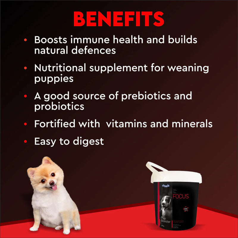 Drools Focus Pup Booster Puppy Weaning Diet for All Breeds 300 g