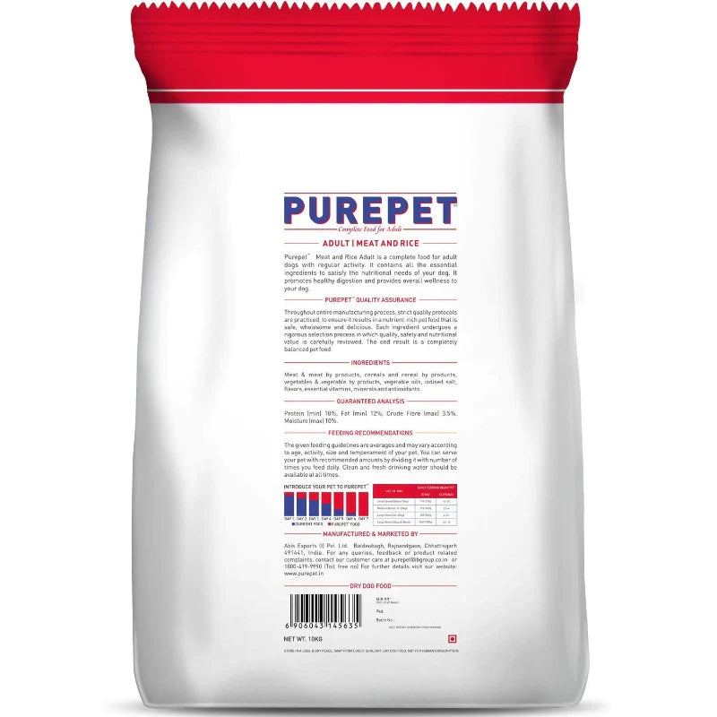 Nutritious dog food for pets
