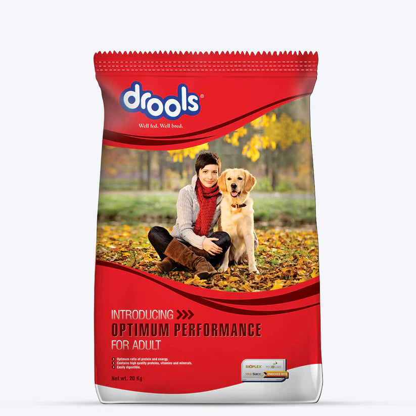 Premium adult dog food with high protein
